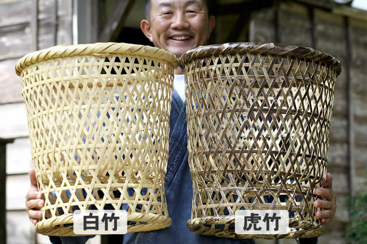 虎竹ランドリーバスケット | 虎斑竹専門店 竹虎