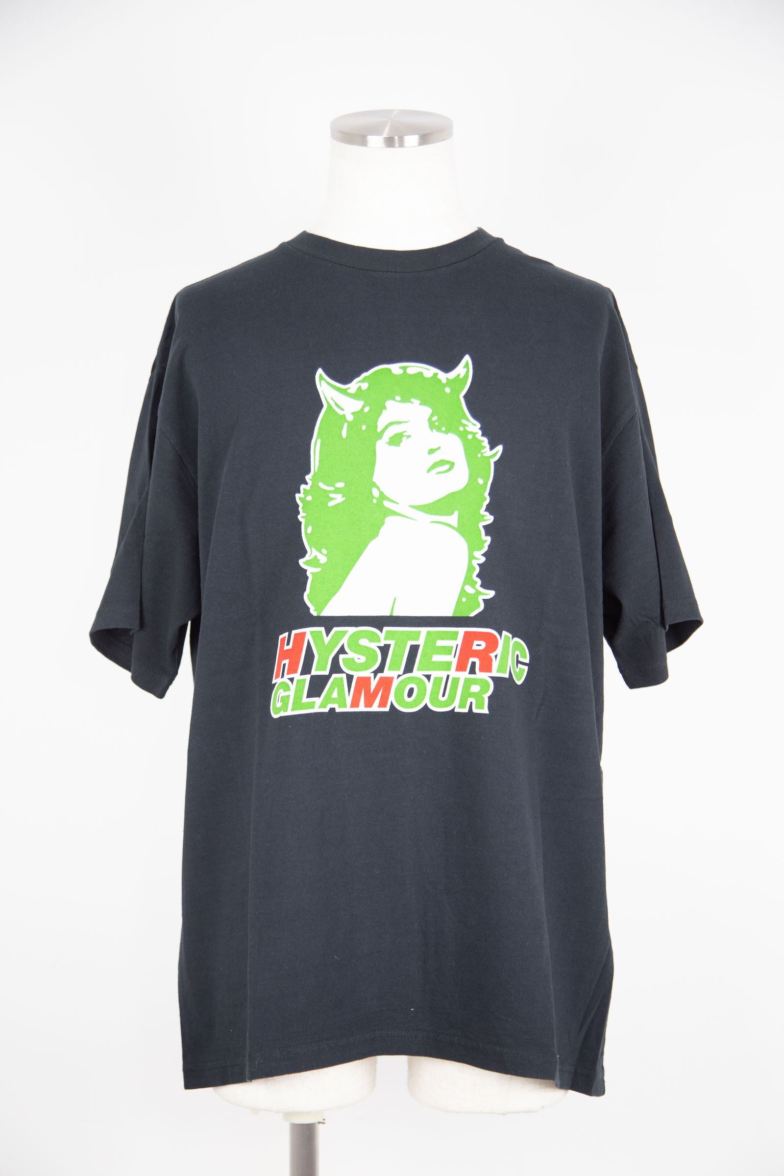 HYSTERIC GLAMOUR - 2TONE DEVIL WOMAN Tシャツ / ブラック | Tempt
