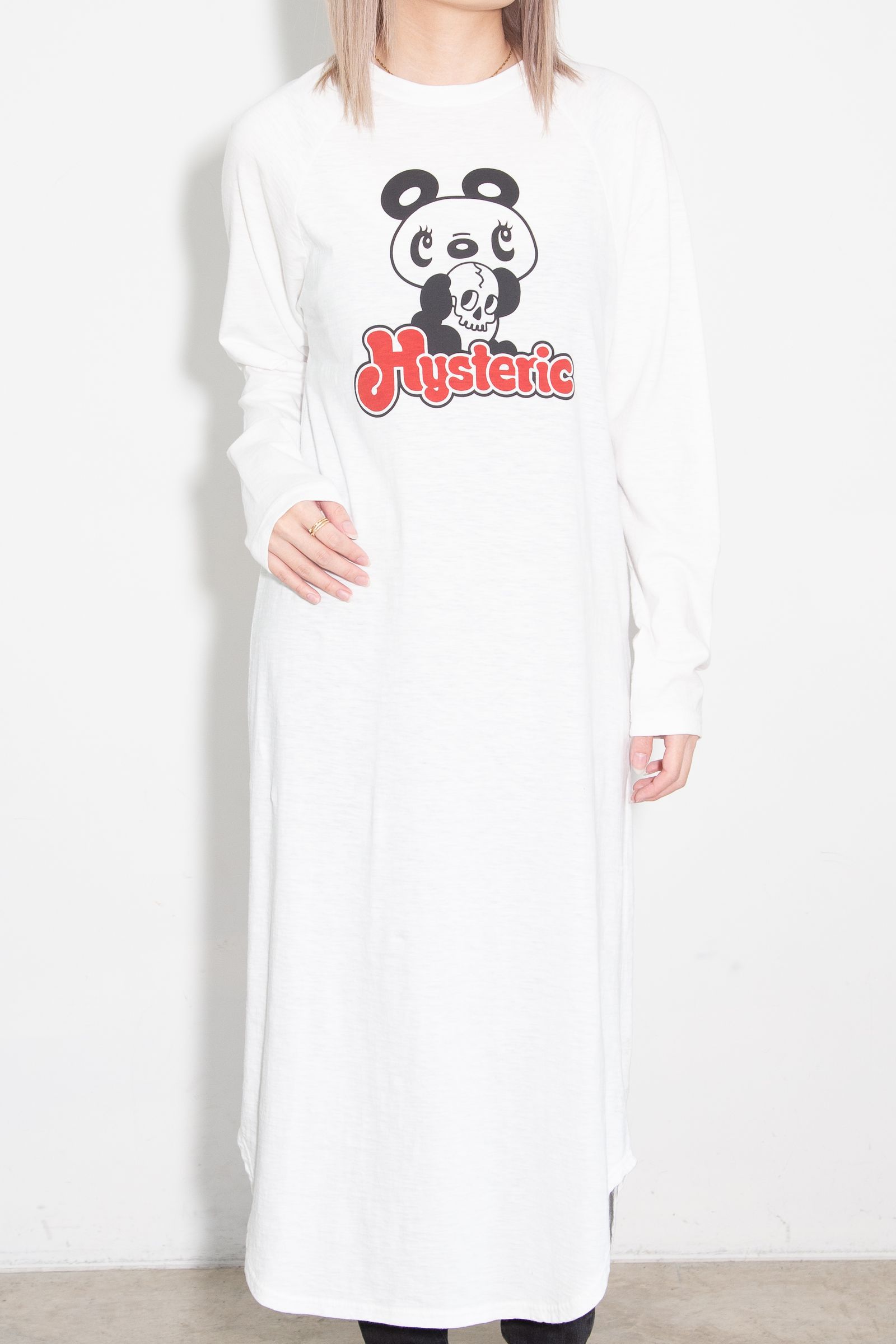 HYSTERIC GLAMOUR - ［ラスト1点］SKULL PANDA ワンピース / ホワイト