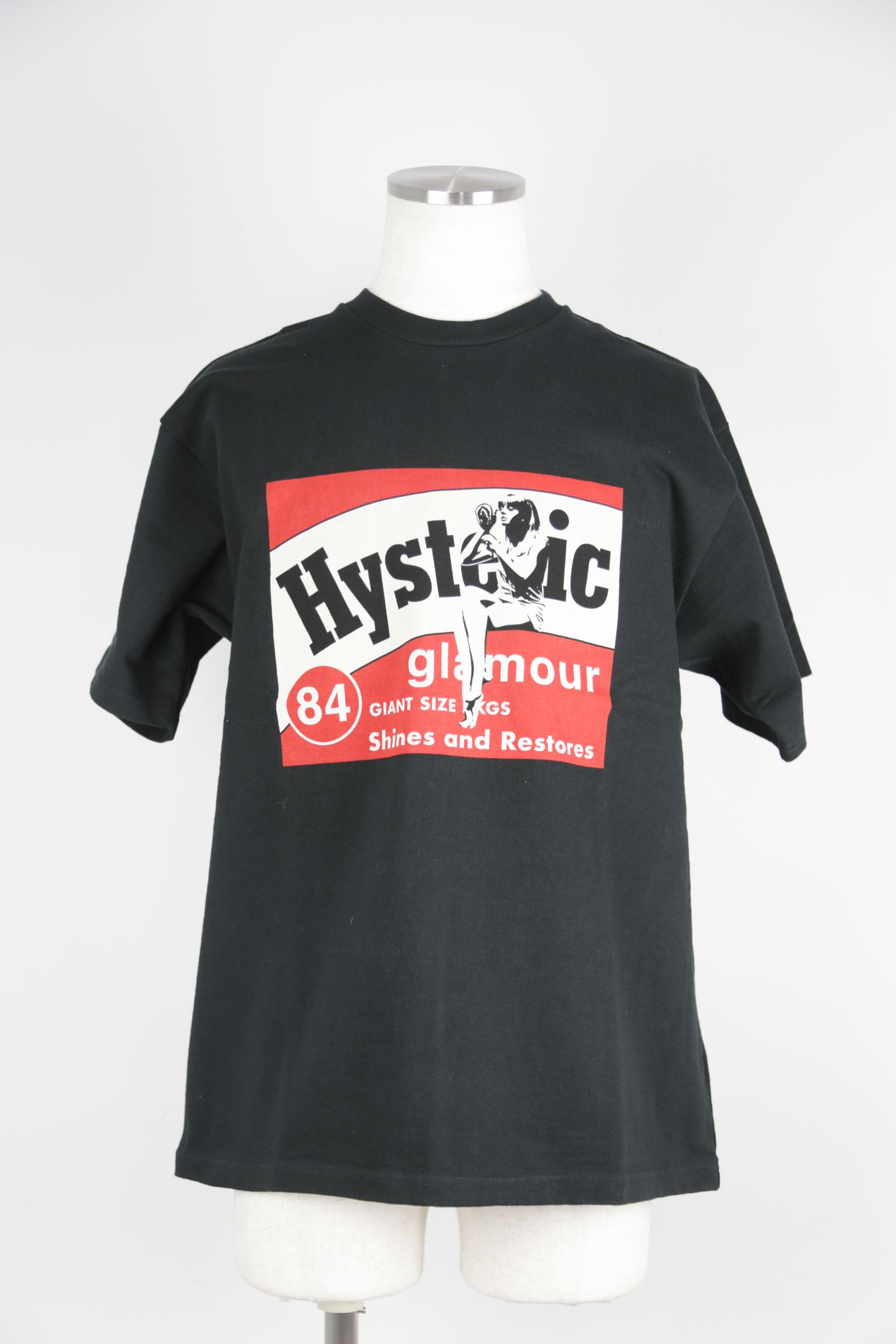 HYSTERIC GLAMOUR - HG POLISH Tシャツ / ブラック | Tempt
