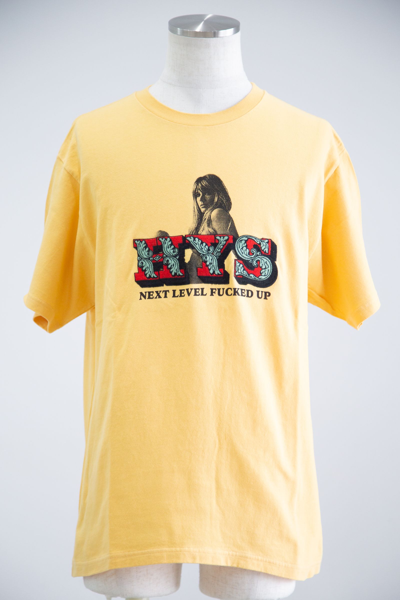 HYSTERIC GLAMOUR - NEXT LEVEL刺繍 Tシャツ / イエロー | Tempt