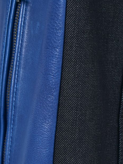 5351 POUR LES HOMMES - 【ラムレザー×デニム】セミダブル ライダース