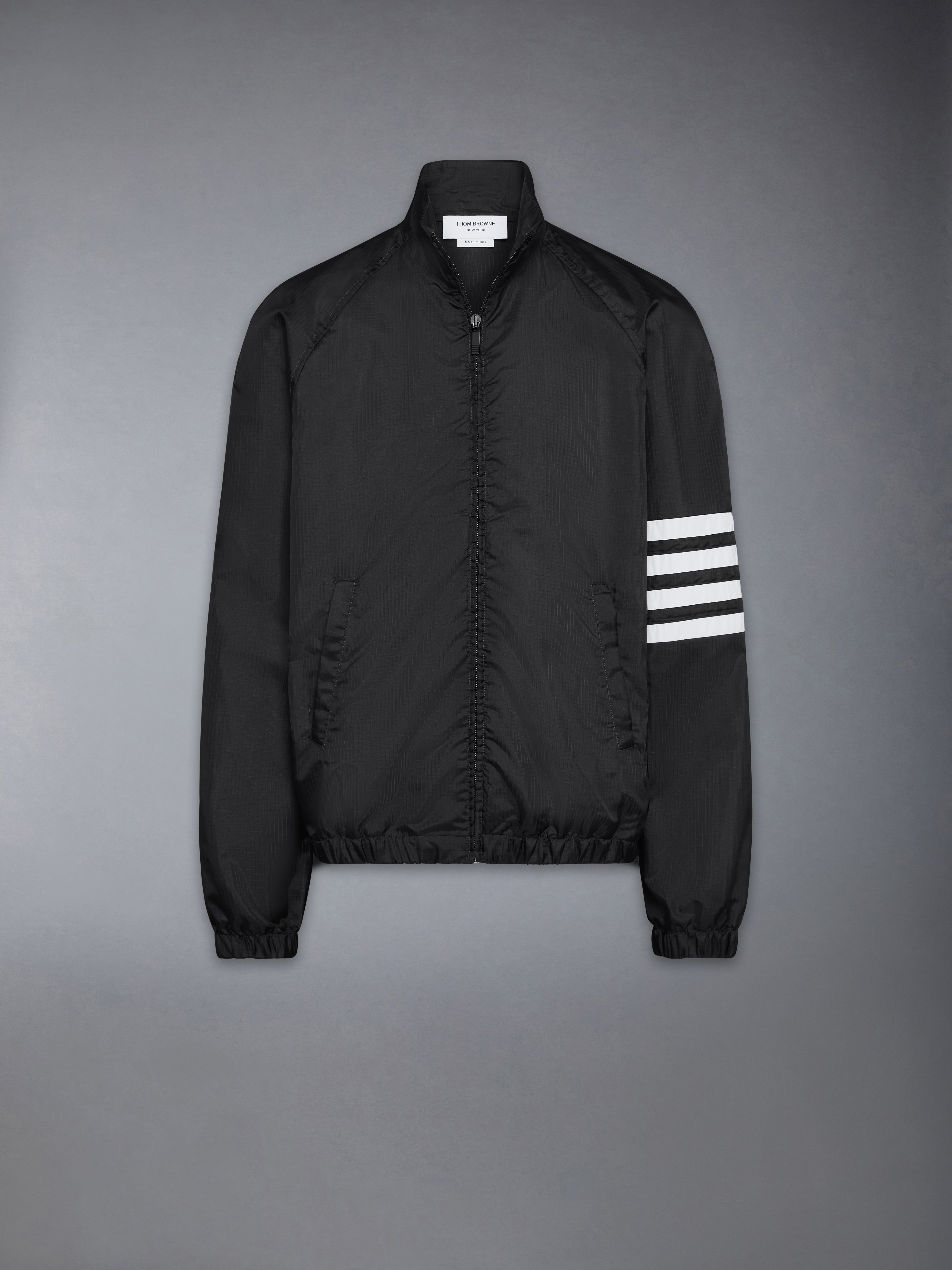 Shiny Ripstop Raglan 4-Bar Track Jacket | Thom Browne