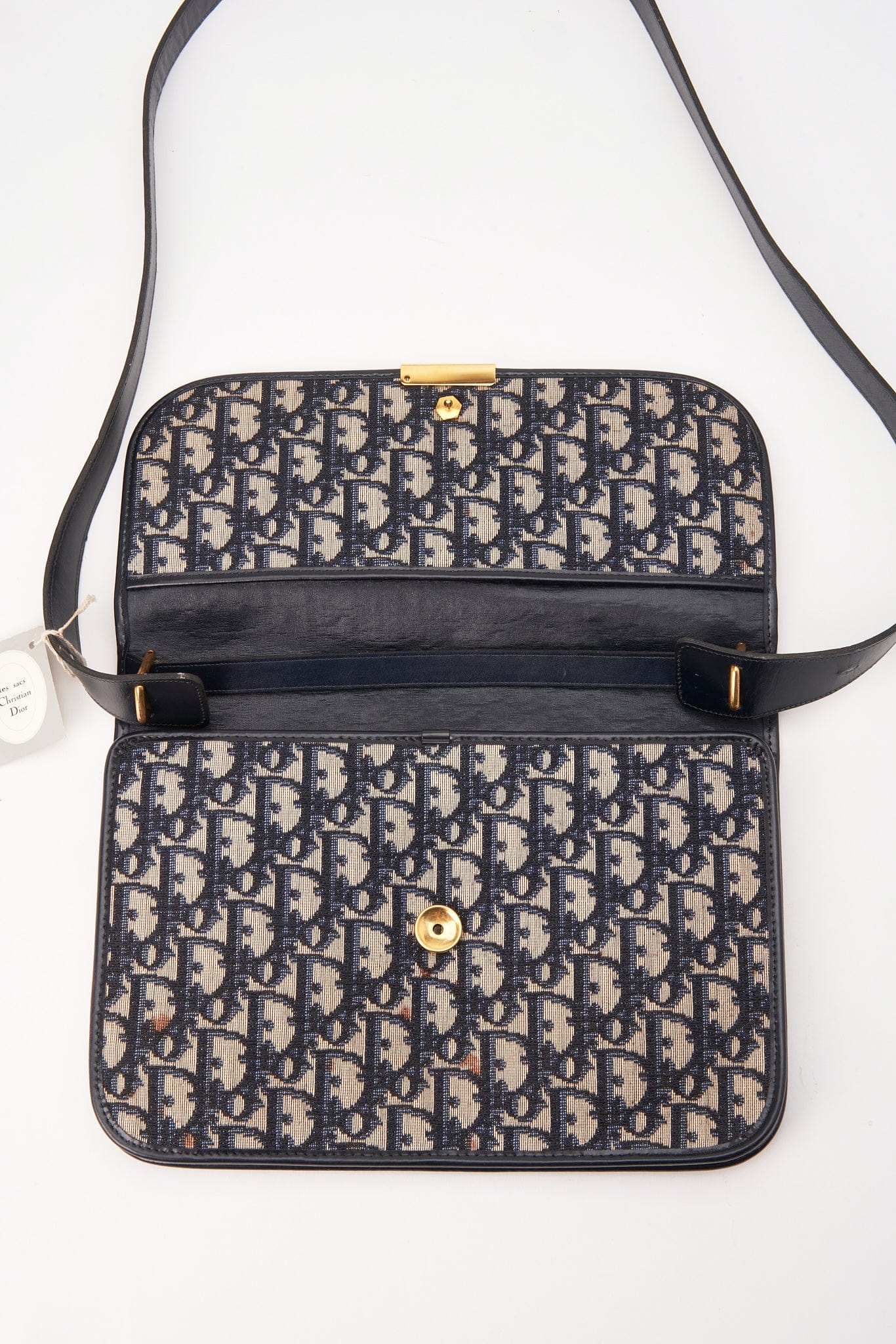 Vintage Christian Dior Oblique Canvas Crossbody Bag – The Hosta