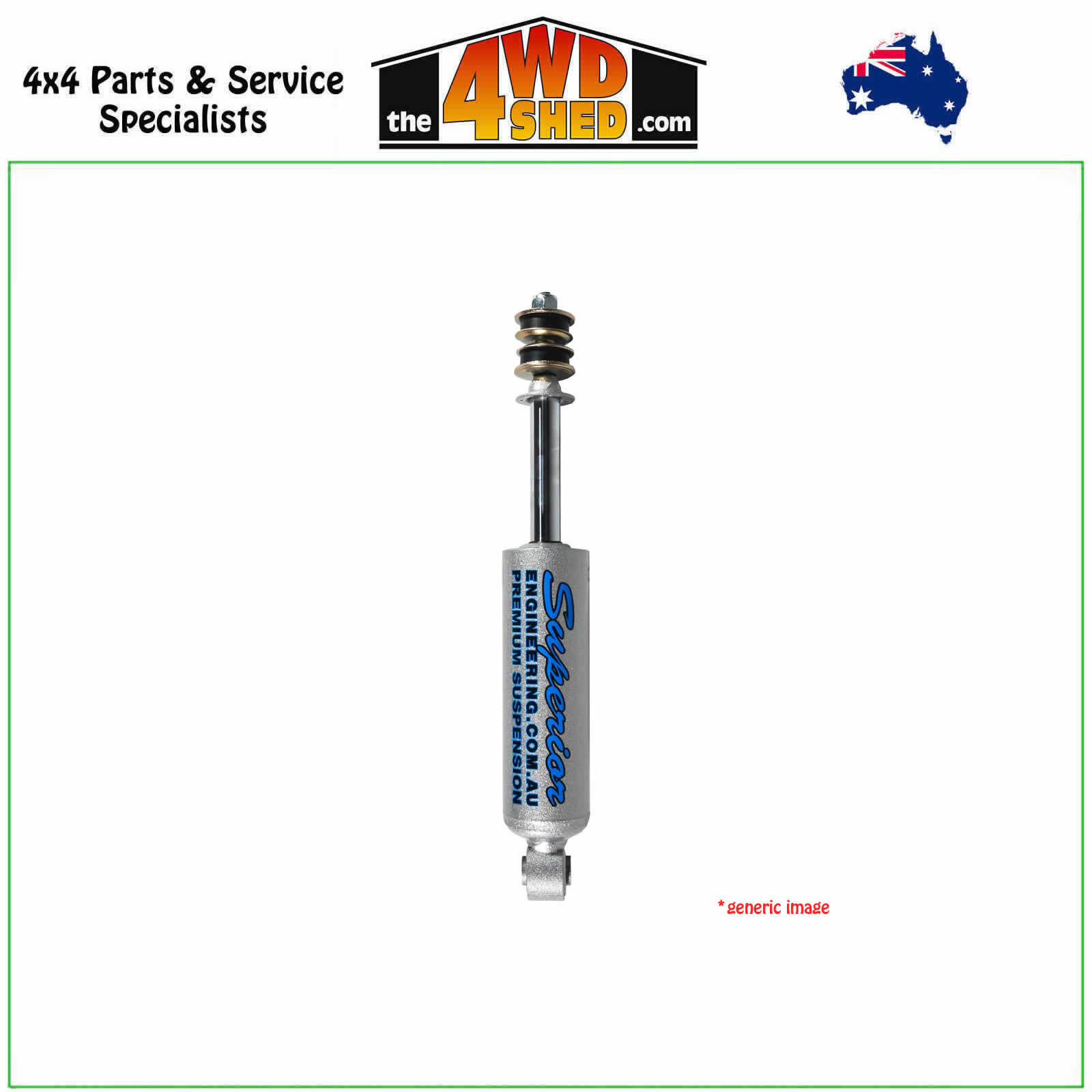 Superior Lift Nitro Gas 40mm Shock Rear 80 105 Series Toyota