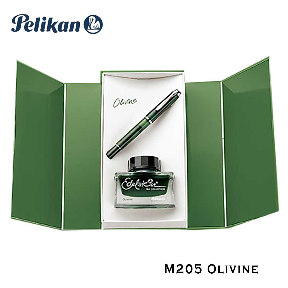 Pelikan M205 Olivine Pen - available at TheInkflow.com