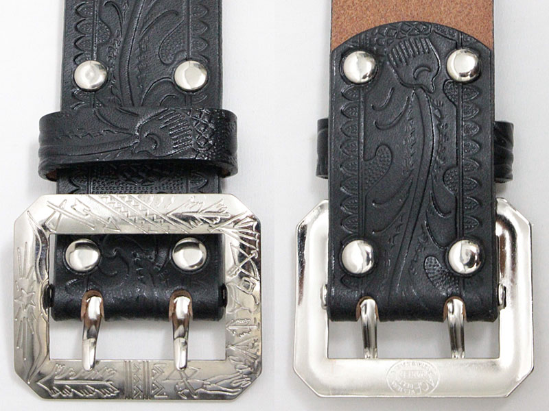 ACE WESTERN BELTS 【Style No. 693 - STYLE1930's 43mm ＜BLACK