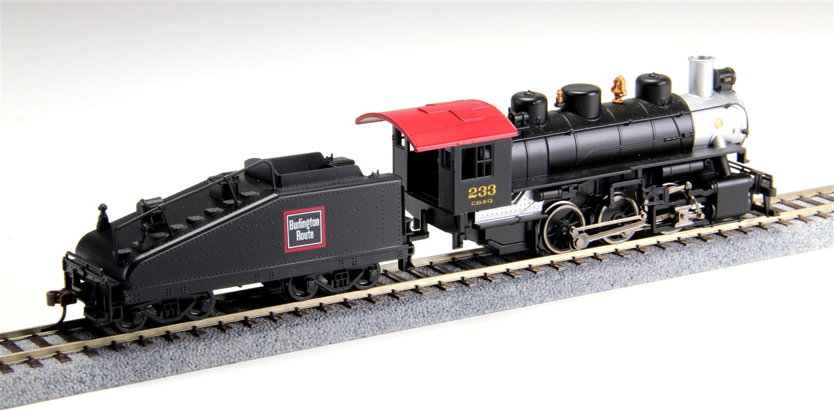 Bachmann 51607 HO CBQ USRA 0-6-0 Steam Locomotive with Slope-Back