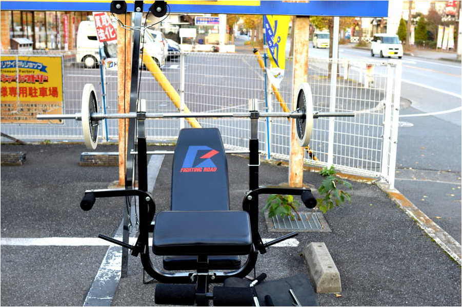 ファイティングロードのベンチプレスセットが買取入荷しました！【千葉
