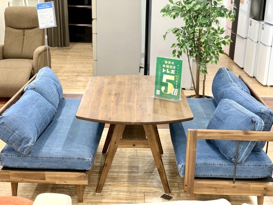 UNICO/ウニコ】ソファダイニング3点セット 買取入荷いたしました