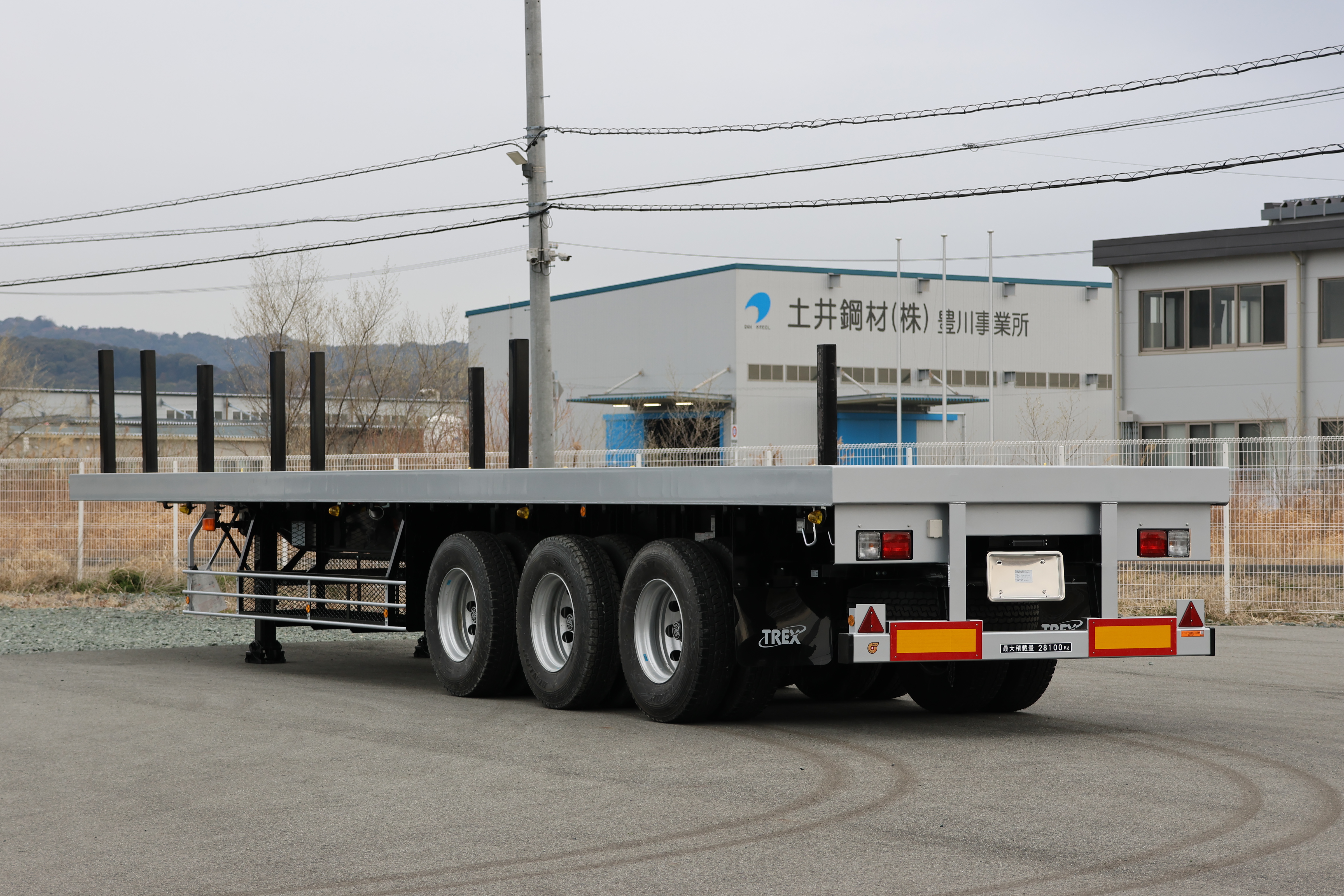 TQO】平床セミトレーラ スタンション仕様 | 製品案内 | トレーラーなど