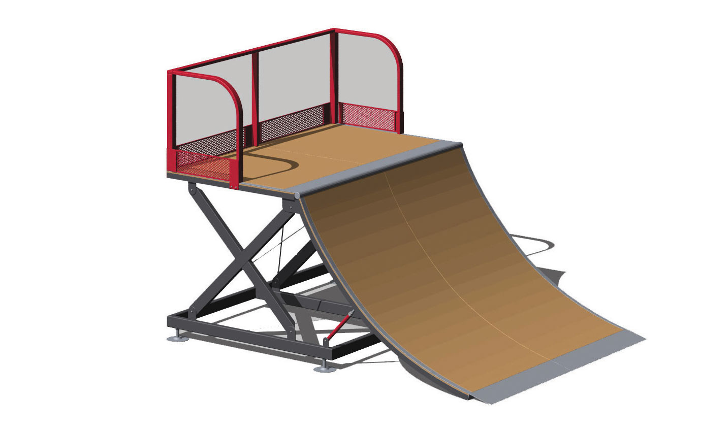 スケートパーク|クォーターランプ