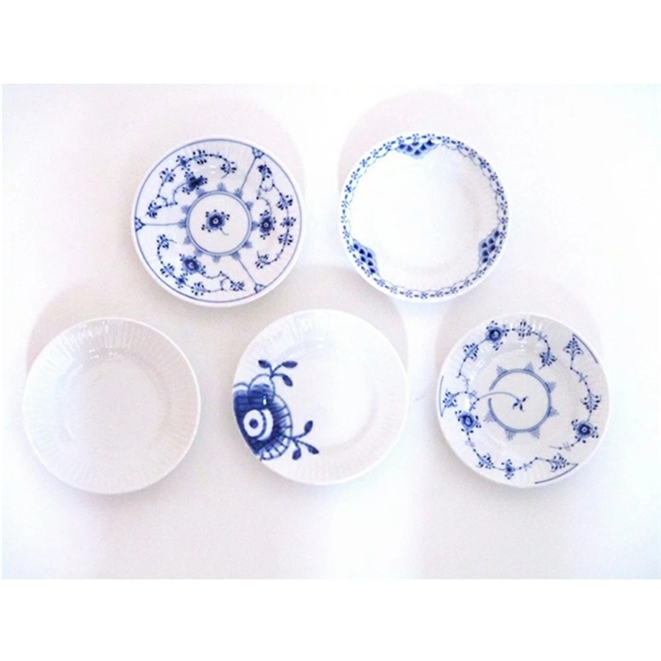 ロイヤルコペンハーゲン】ヒストリーミックス ミニプレート5柄セット