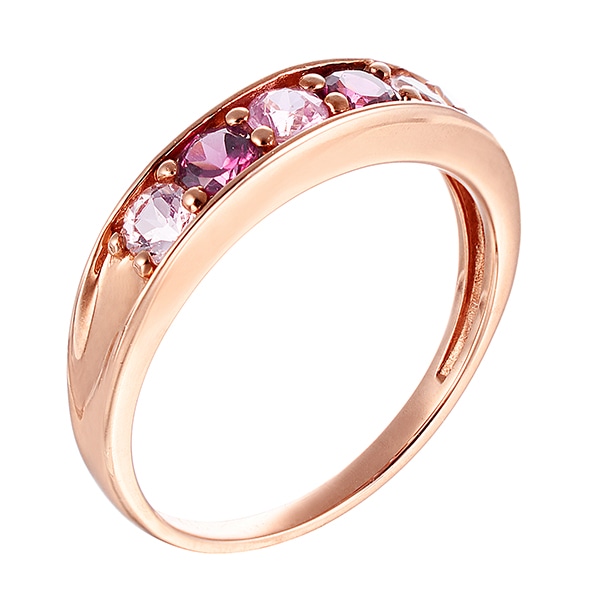 K10ピンクゴールドマルチストーンリング(RFR309-001)|TSUTSUMI