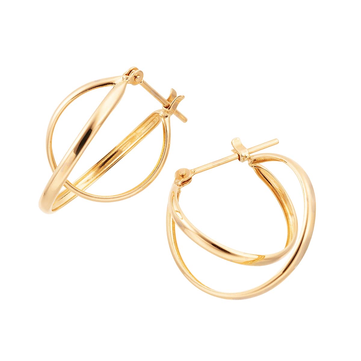 プラチナ/K18イエローゴールドピアス(RPE293-002)|TSUTSUMI