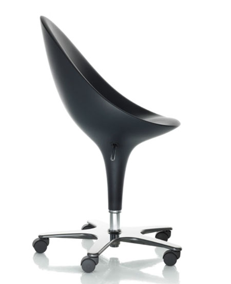 Magis Bombo Chair on Wheels | Metal | Kitchen Furniture - Ultra Modern