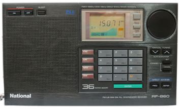 ラジオ・コンポ National RF-B60 PLL SYNTHESIZED RECEIVER ラジオ