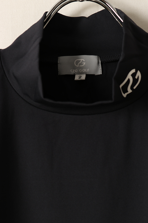 SOLD}CPG GOLF シーピージーゴルフ ロゴパイピングつきモックネック
