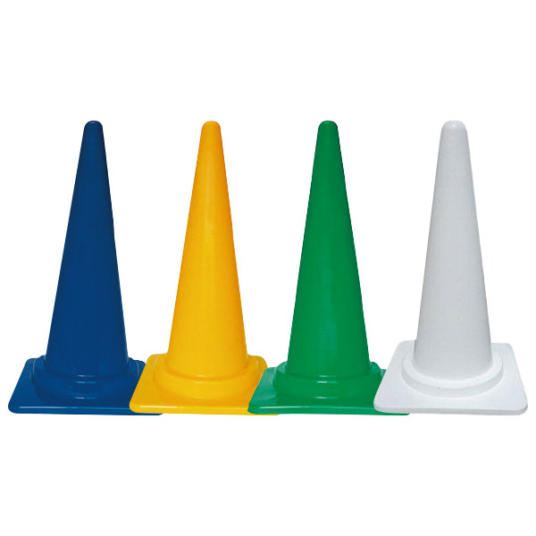 UCHIDASウチダスカラーコーン4色（青、黄、緑、白） ×5: 安全