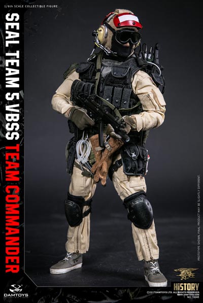 DAM】No.78046 HISTORY SERIES 1/6 SEAL TEAM 5 VBSS TEAM COMMANDER