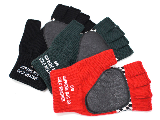 Supreme - Checkered Fingerless Gloves - UG.SHAFT