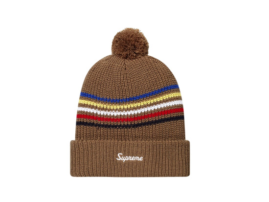 Supreme - Loose Gauge Stripe Beanie - UG.SHAFT