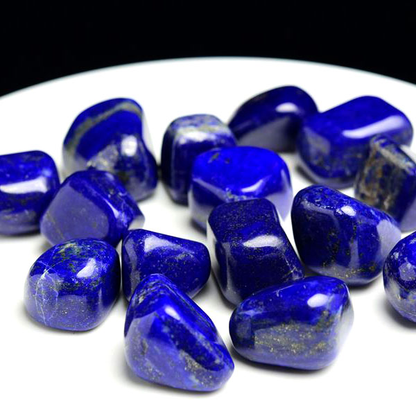 アフガニスタン産ラピスラズリ AAA タンブル（磨き石）｜アップ