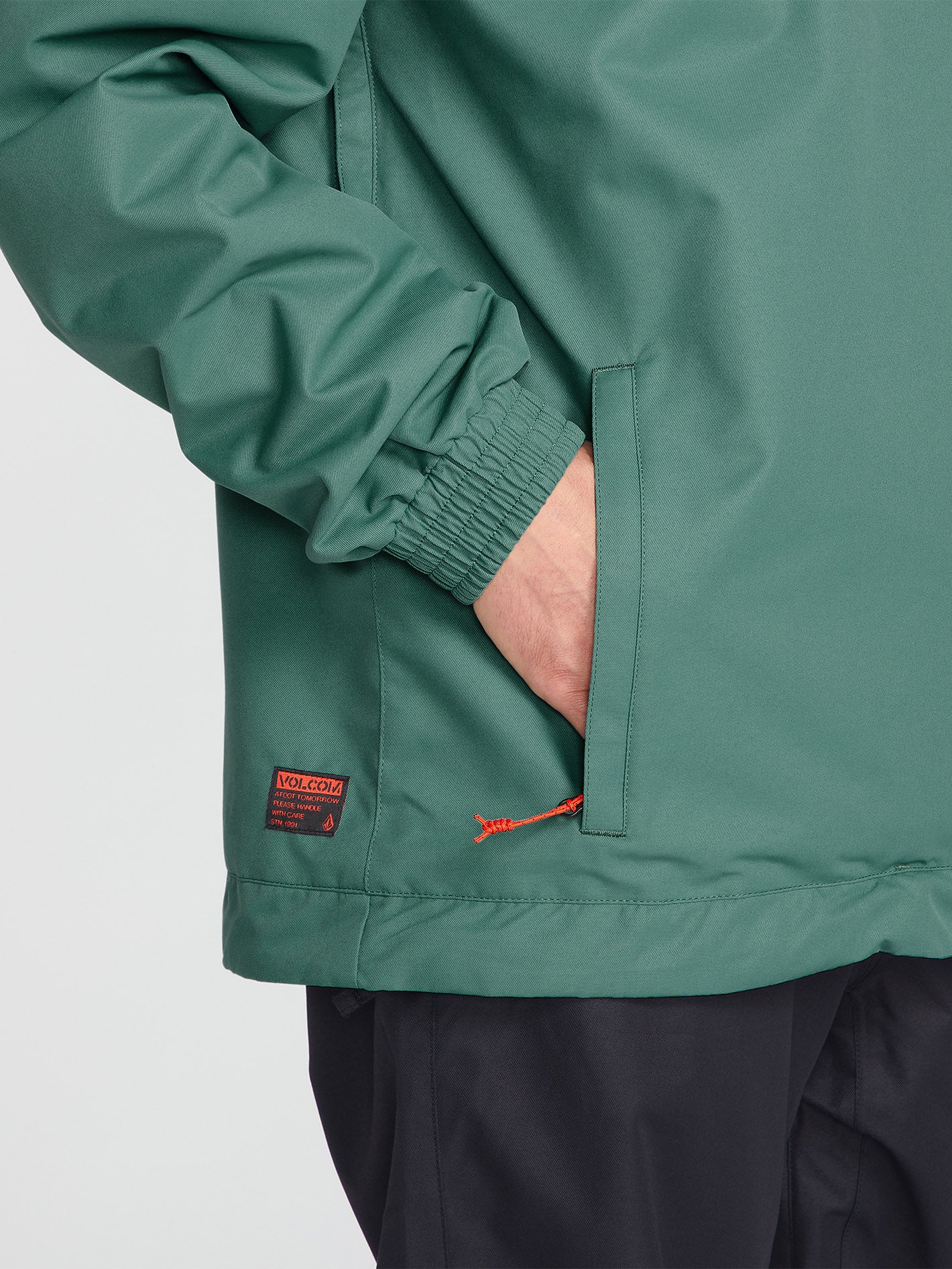 Longo Pullover Jacket - Sage | Volcom Europe