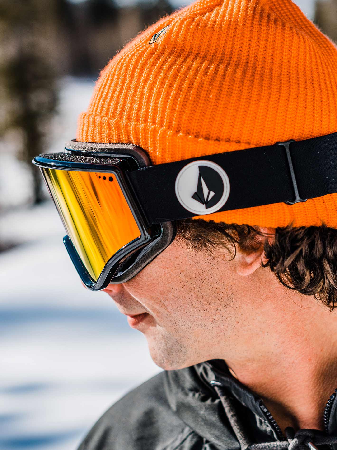 Yae Gloss Black Goggle - Red Chrome | Volcom Europe