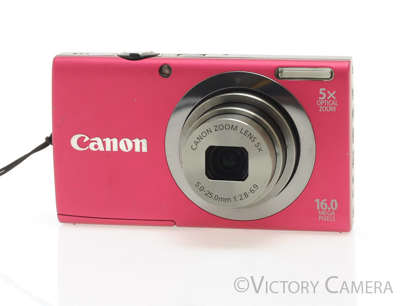Canon PowerShot A2300 HD Pink 16MP Digital Point & Shoot Camera [EXC+]