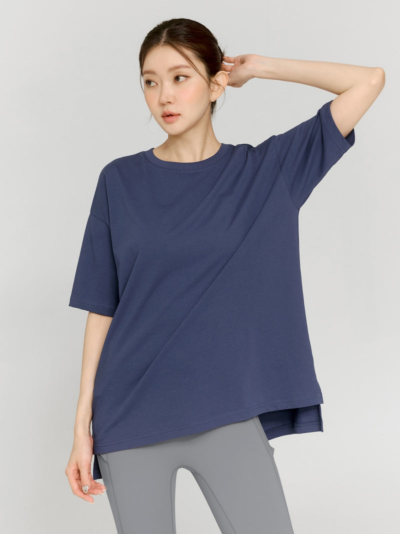 ロゴ入り オーバーフィット 半袖