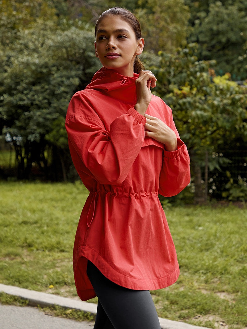 XTFOJ01J3 マルチ プルオーバー フード付き アノラック