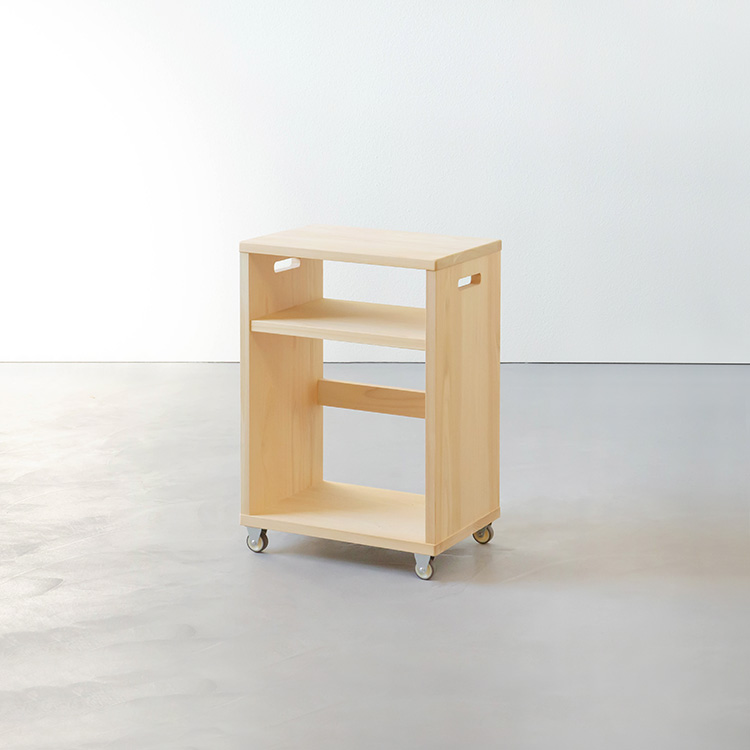 オープンワゴン ロー｜家具と子供部屋収納の専門店キシル