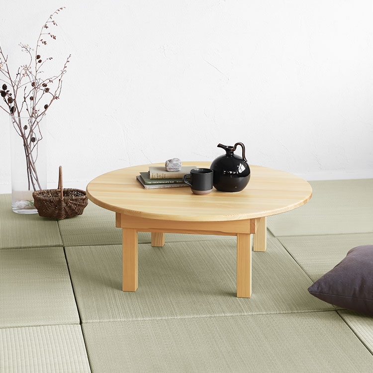 ちゃぶ台 80｜家具とダイニングテーブルの専門店キシル