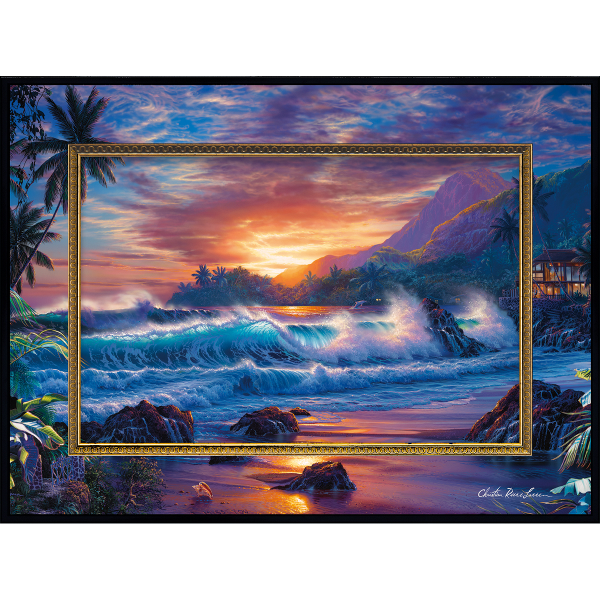 クリスチャン・リース・ラッセン ビッグアート「エターナル エンブ