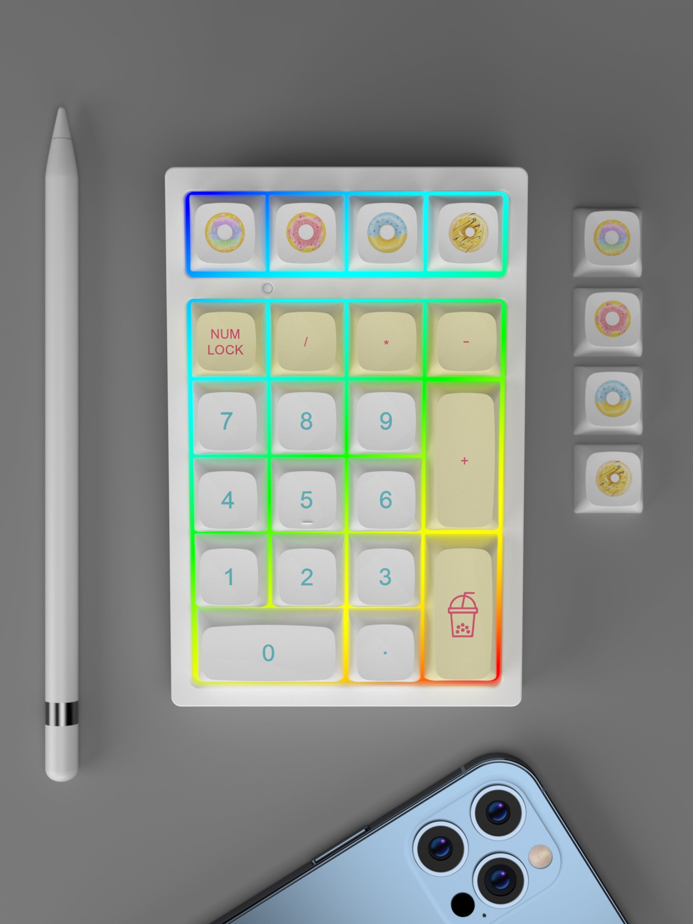 YUNZII YZ21 Macaron Hot Swappable Mechanical Numeric Keypad Num