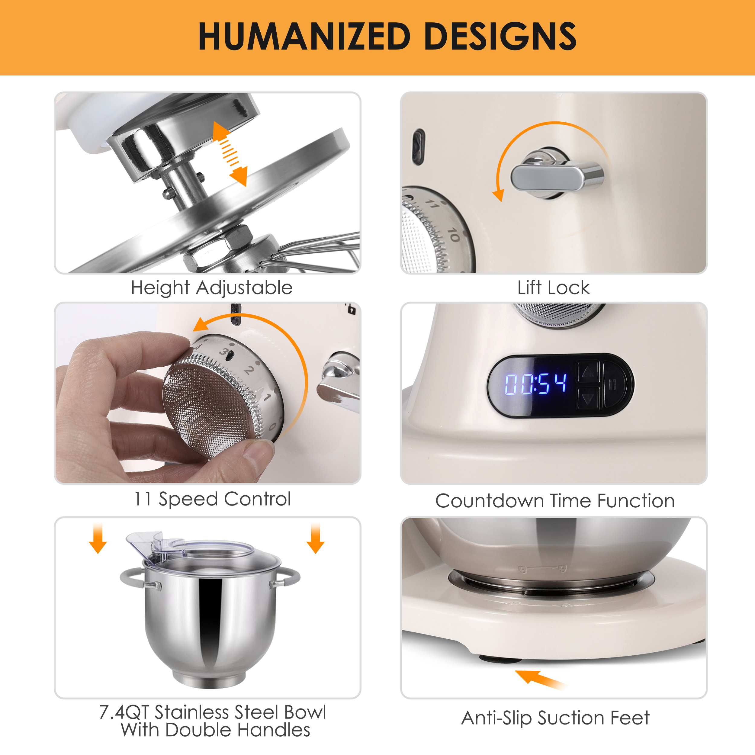 ZACME 8.4QT Commercial Stand Mixer - ZACME Official