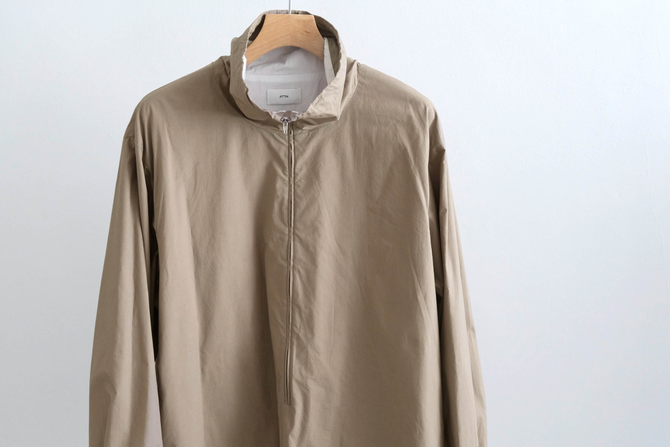 MERCERIZED COTTON STAND PULLOVER - WUNDER