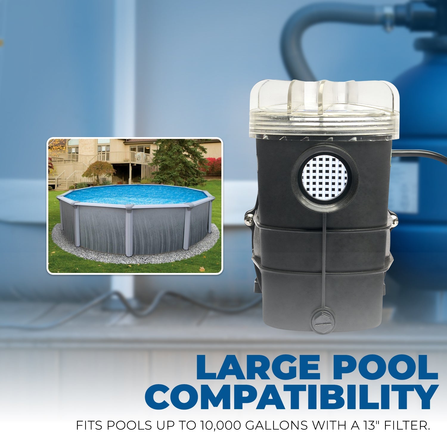 XtremepowerUS 3/4 HP High Flo for Above Ground Swimming Pool Pump w/ S