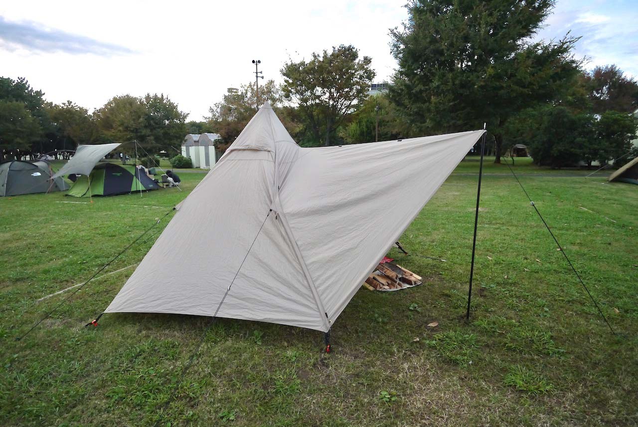 DODライダーズワンポールテントを1年使ってみた感想 設営のコツと