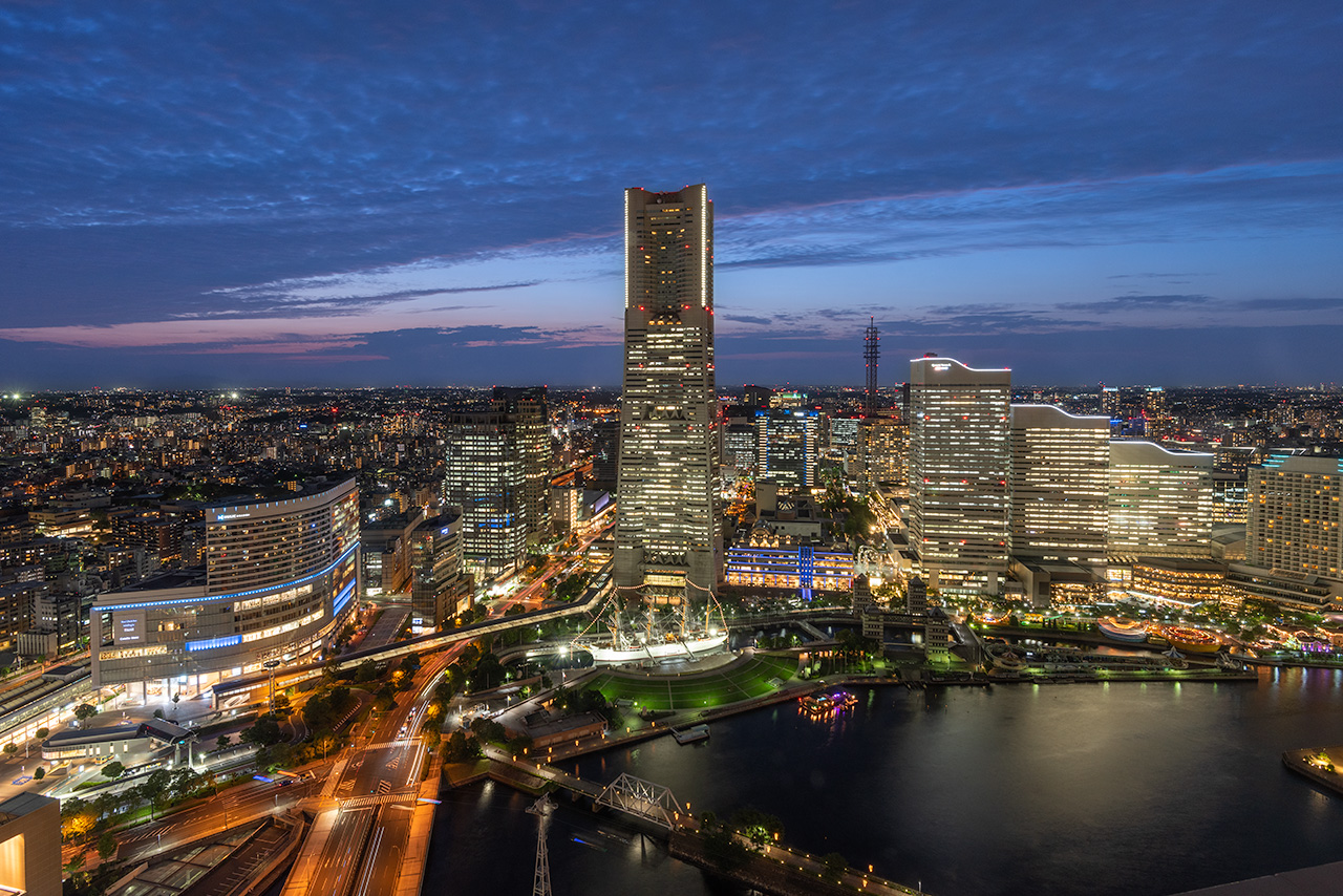 OMO5横浜馬車道 OMOベースの夜景 (神奈川県横浜市中区) -こよなく夜景