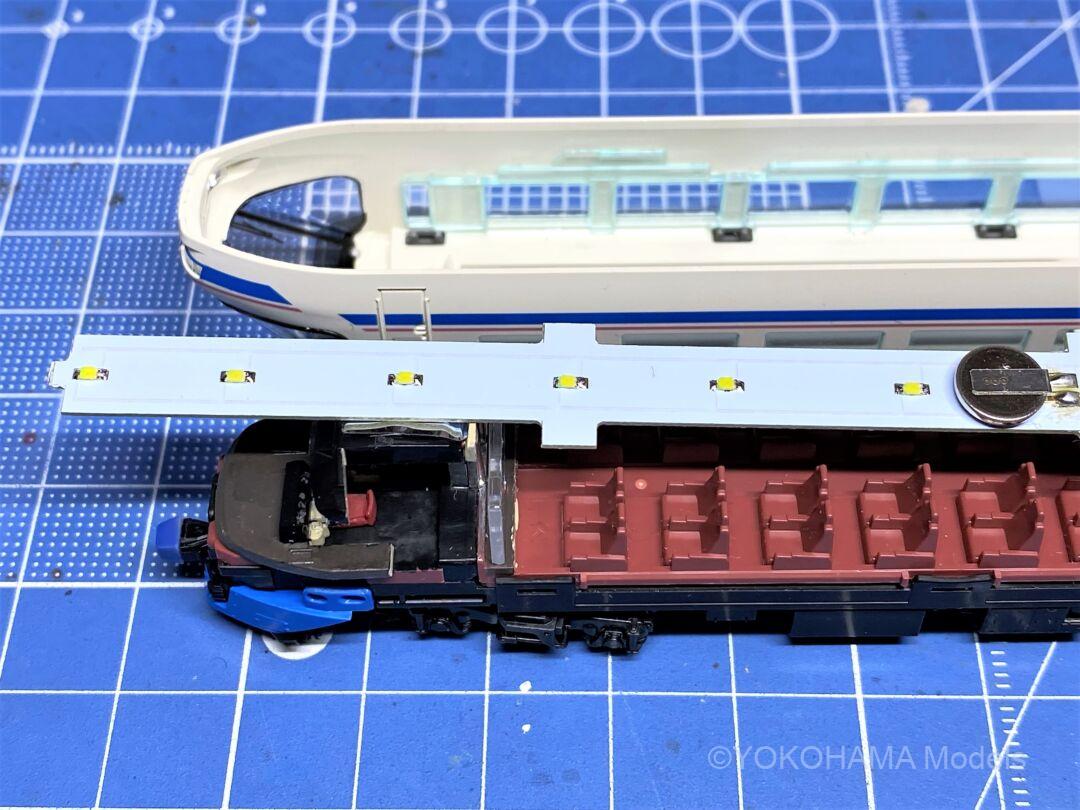 485系スーパー雷鳥を弄る。その4 DENSHA.meの蓄電室内灯 TOMIX 98750