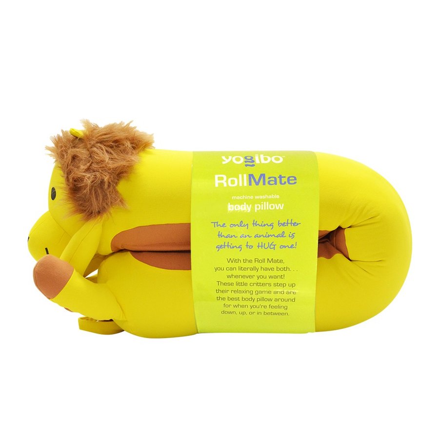 公式】Yogibo Roll Animal Lion - ヨギボー ロール アニマル ライオン