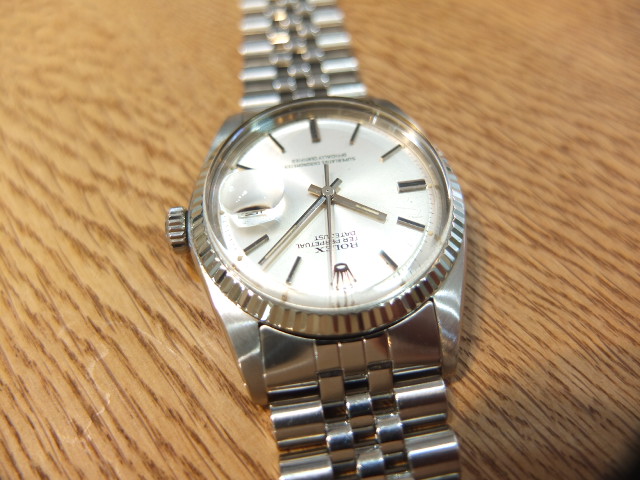 ロレックス デイトジャスト シルバーシグマ文字盤 Ref.1601 ｜ 希少な