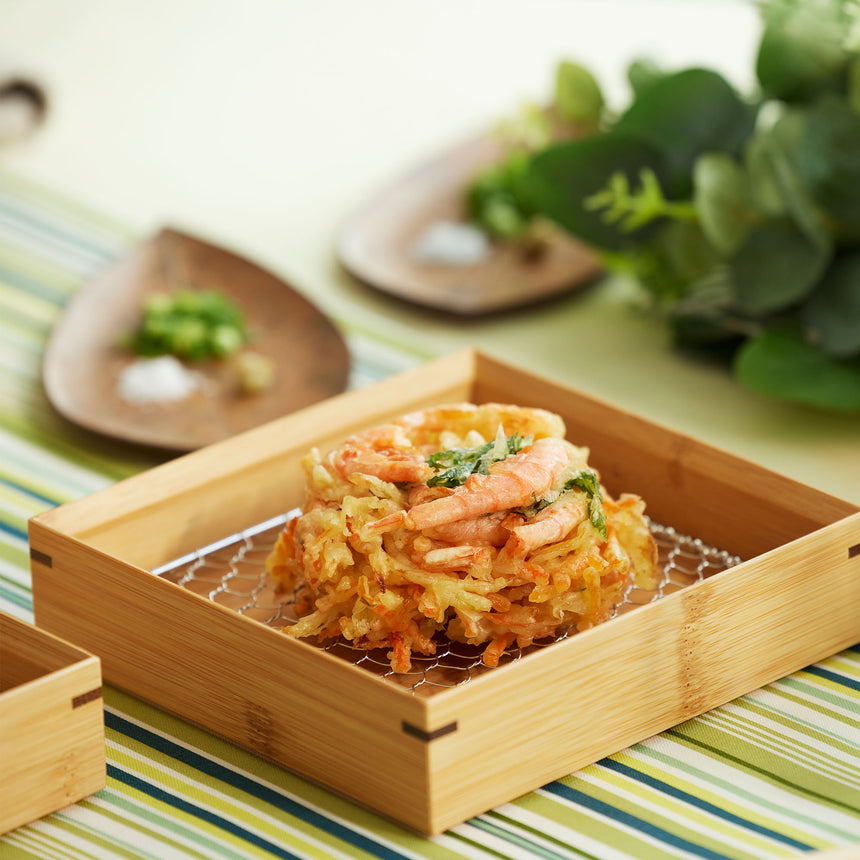 竹・天ぷら盛皿 クリアー （ステンレス目皿付） – YOUBI.shop【用美