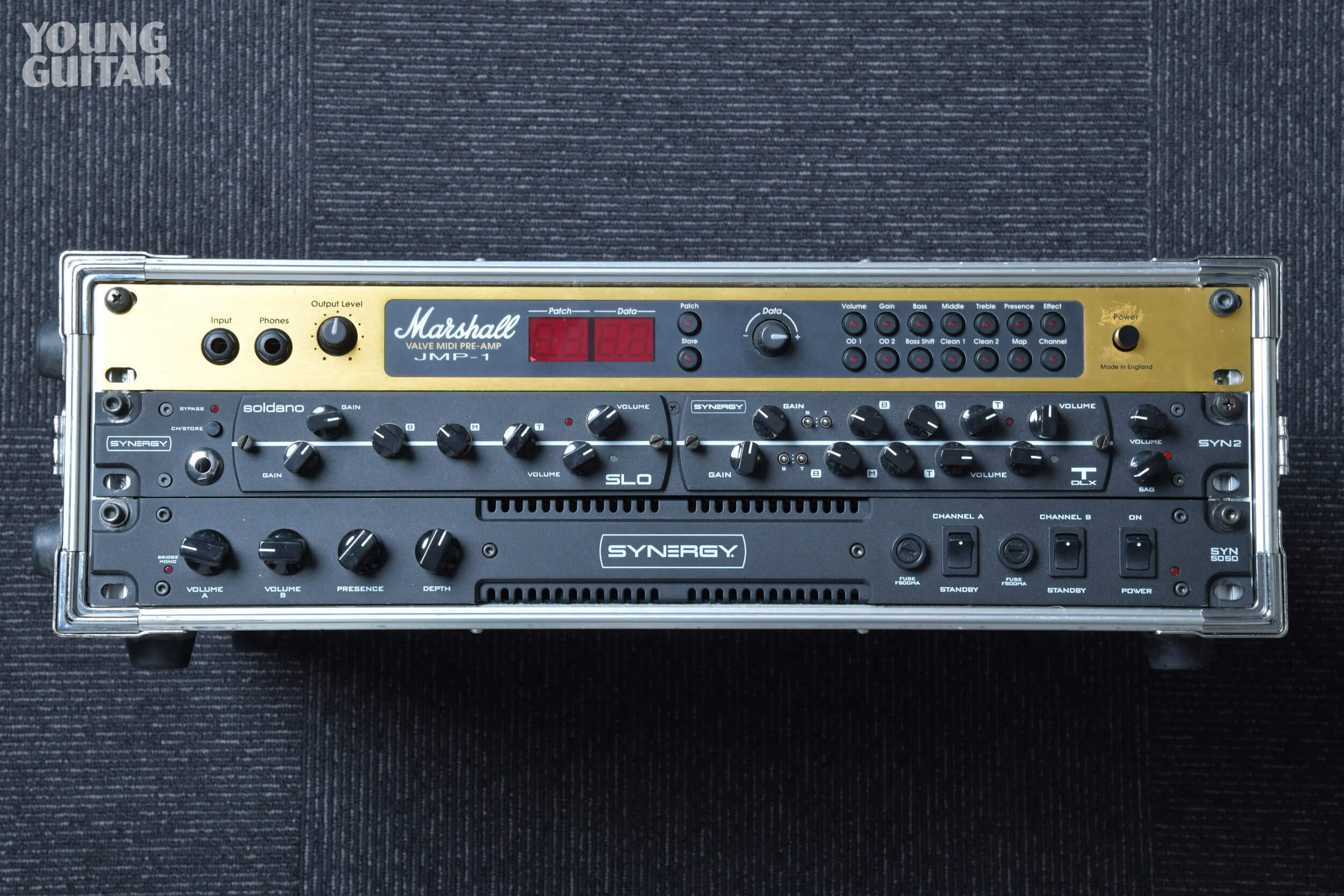 SYU／GALNERYUS レコーディング機材＋自作ペダル弾きまくり！ – YOUNG