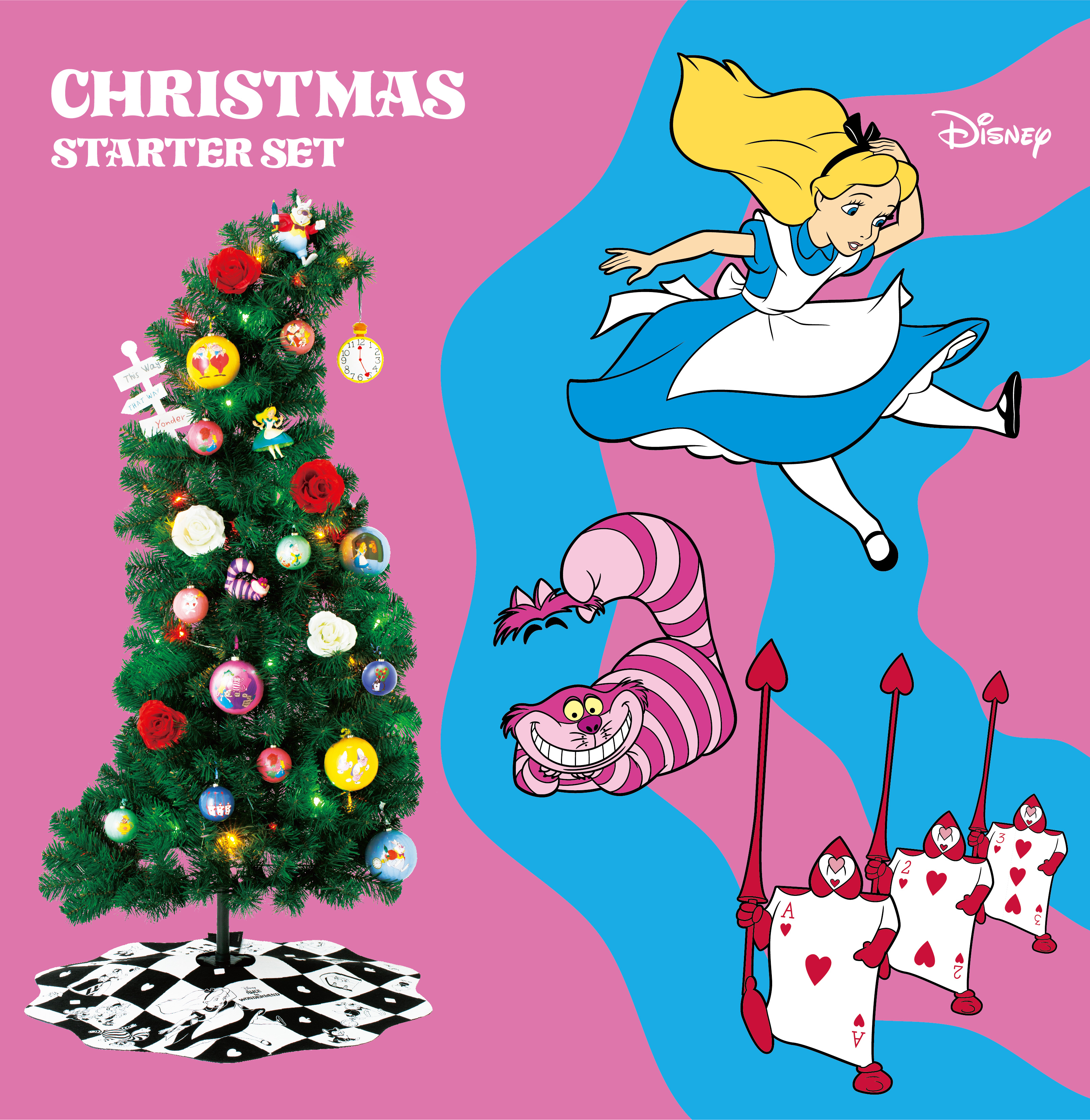 フランフラン今年のクリスマスツリーは『ふしぎの国のアリス