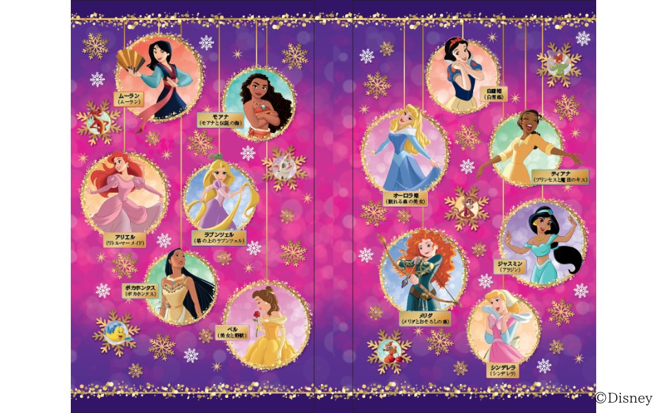 世界で人気のアドベントカレンダーが日本上陸⛄️12人のディズニー