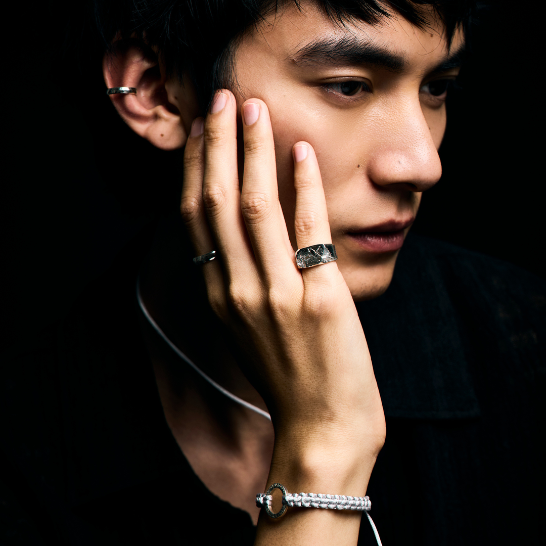 Silver Ring -Crack 002- シルバー リング – yuzen-official