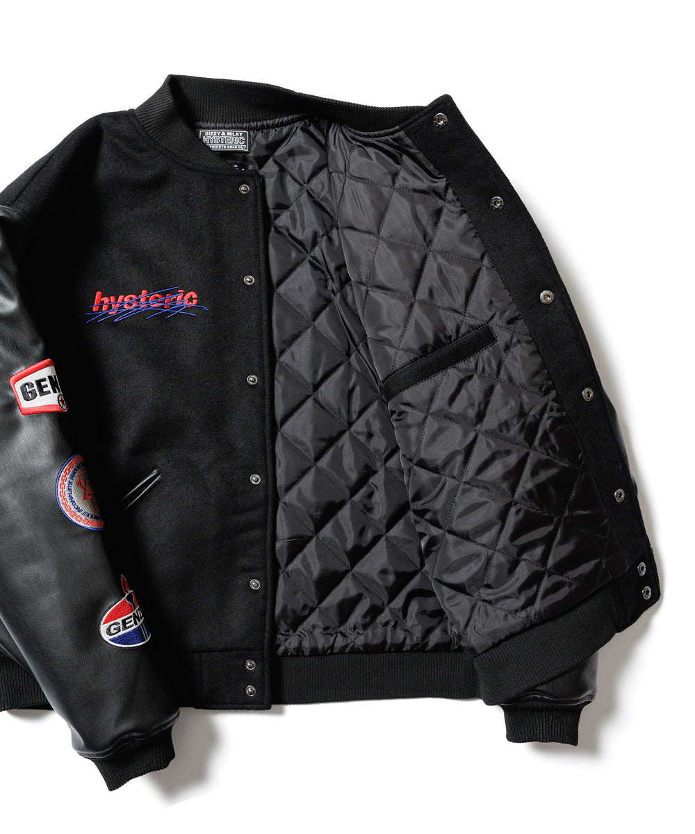 Hysteric Glamour スタジャン ウールxレザー イエロー Lサイズ 楽天